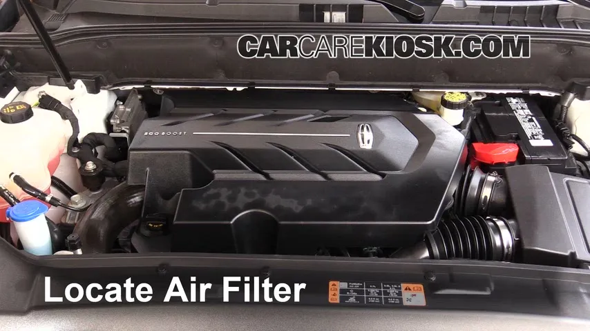 2016 Lincoln MKX Reserve 2.7L V6 Turbo Filtro de aire (motor)